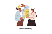 Soft skills for work, business set, a Person Illustration by PaperTrident (Thumbnail 5 of 16)