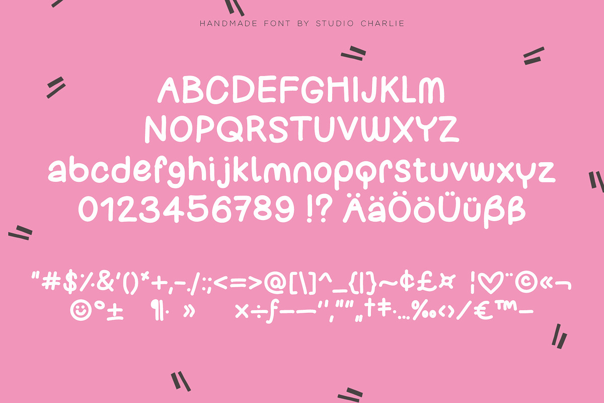 Mimimi - A Funny Doodle Font, a Handwritten Font by Studio-Charlie (Photo 2 of 2)