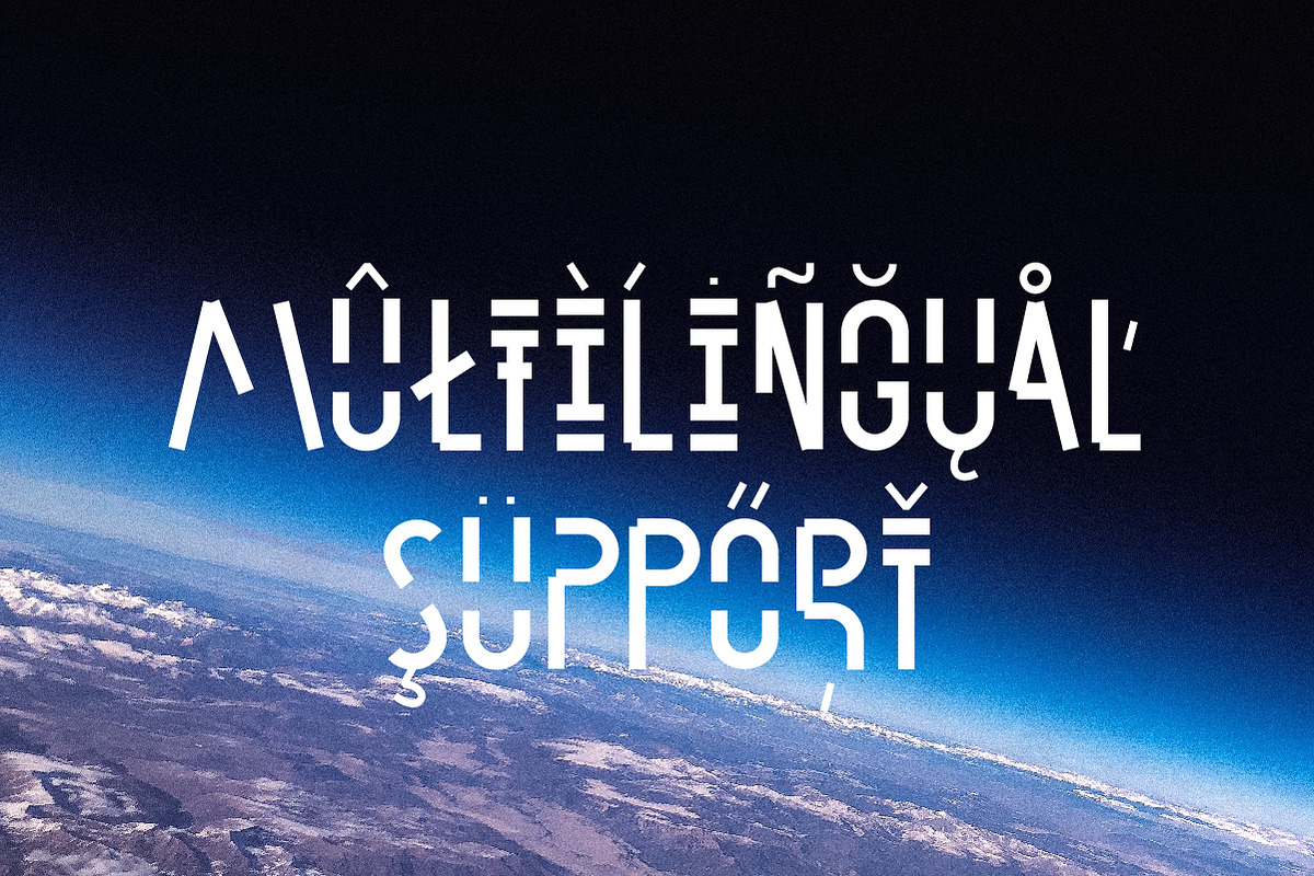 Futuristic Ballad, a Sans Serif Font by chekart (Photo 7 of 9)