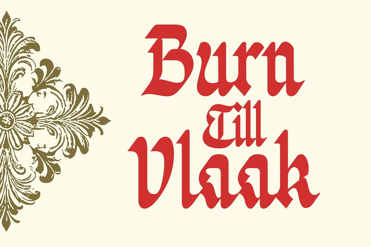 Syarekat Arabican Blackletter, a Font by Bonjie (Photo 10 of 10)