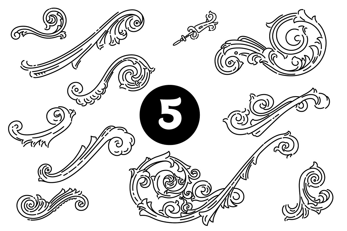 Vintage frames and elements. Big set, a Pattern Graphic by ZotovShop (Photo 6 of 12)