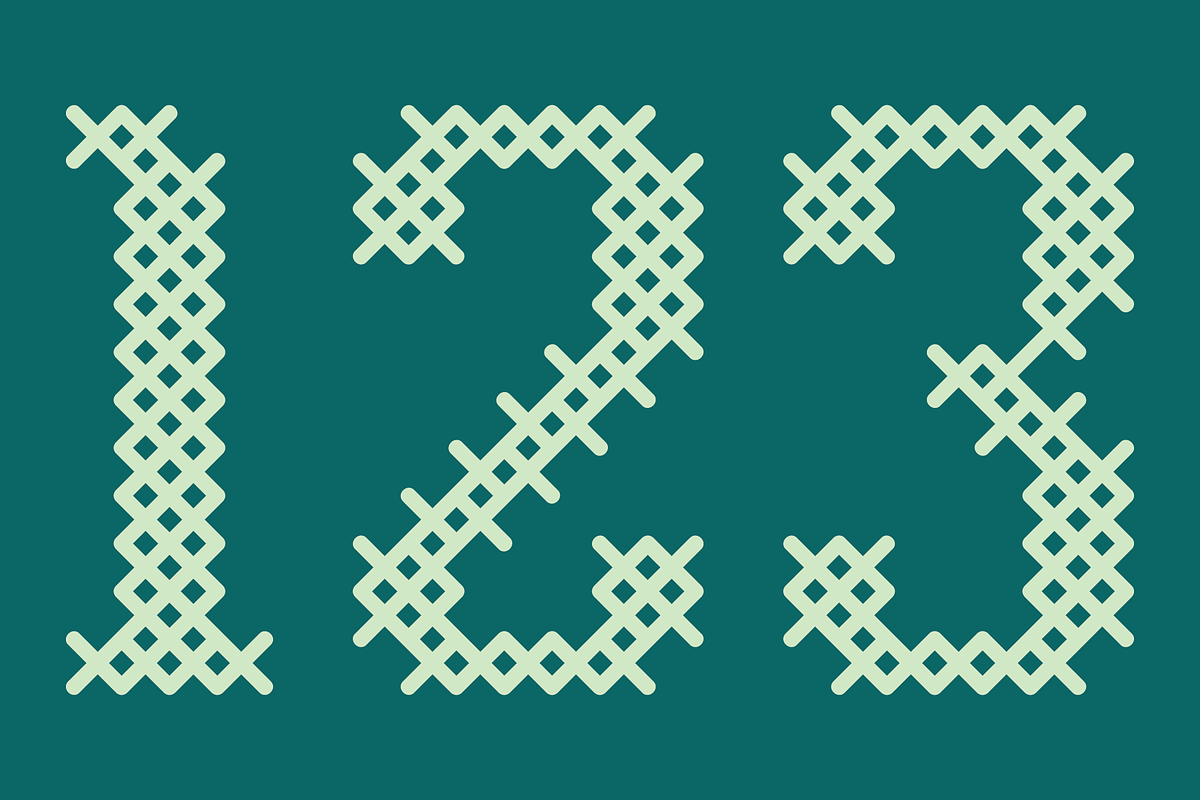 Cross Stitch Classic Font, a Font by GG Design (Photo 6 of 10)