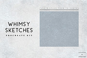 Whimsical Sketch Procreate Set, a Brush Add-On by Liquid Amethyst Art (Thumbnail 2 of 5)