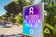 Outdoor Ad Screen MockUps Bundle, an Advertising Mockup by Graphic Shelter (Thumbnail 9 of 9)