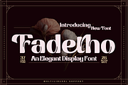 Fadetho | Display Font, a Sans Serif Font by twinstd (Thumbnail 1 of 13)