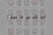 Cute Kawaii Autumn Leaves Character, a Seasonal Illustration by Palau (Thumbnail 9 of 12)
