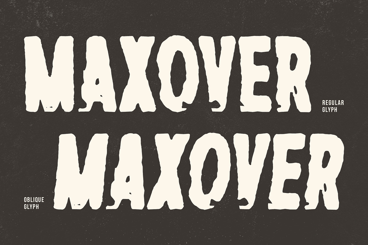 Maxover - Hand Drawn Vintage Font, a Handwritten Font by Typia Nesia (Photo 2 of 11)
