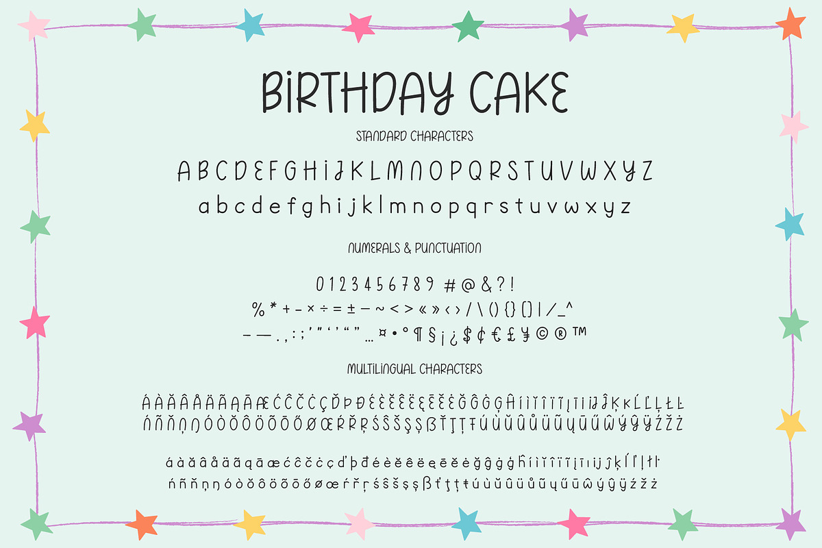 Birthday Cake Handwritten Font, a Handwritten Font by Kaya Fonts (Photo 21 of 25)