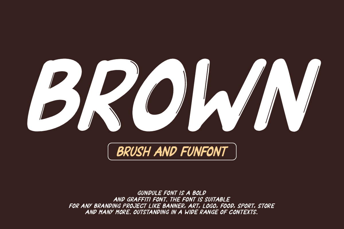 Gundule, a Handwritten Font by QR Design Studio (Photo 3 of 8)