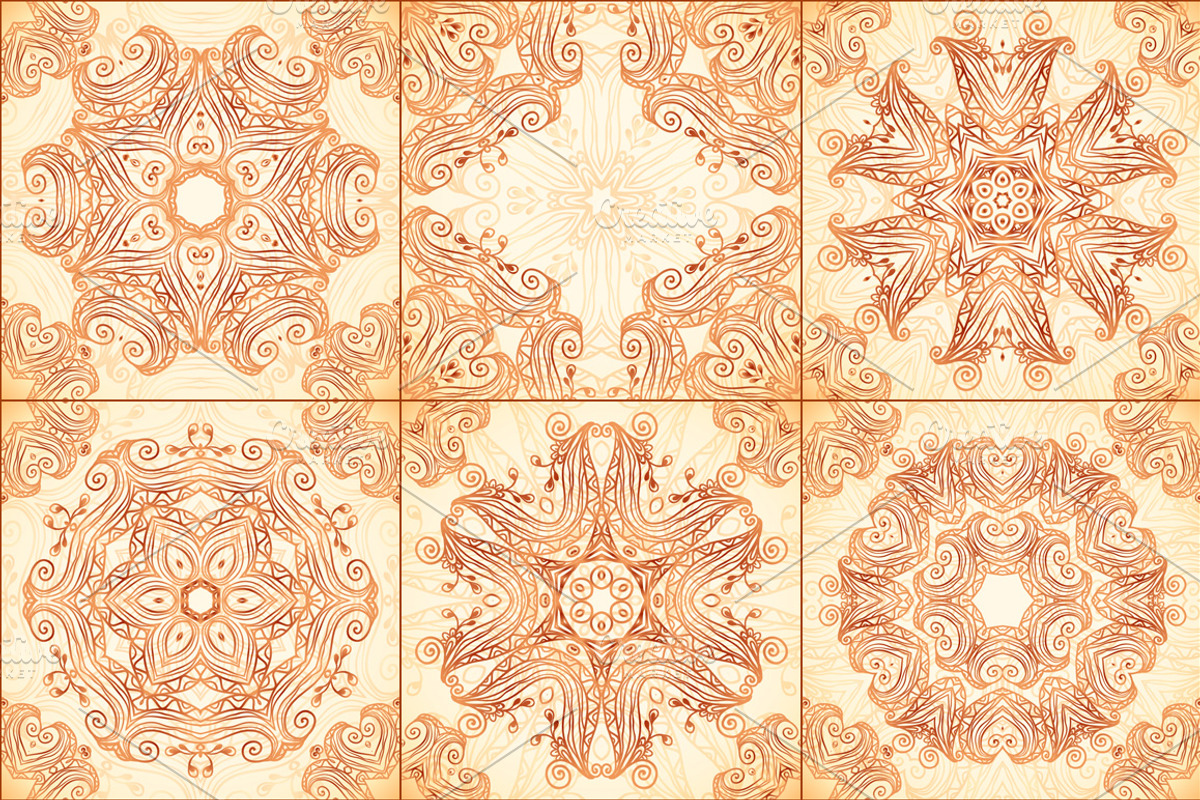 25 wonderful vintage vector patterns, a Pattern Graphic by Art of Sun (Photo 4 of 5)