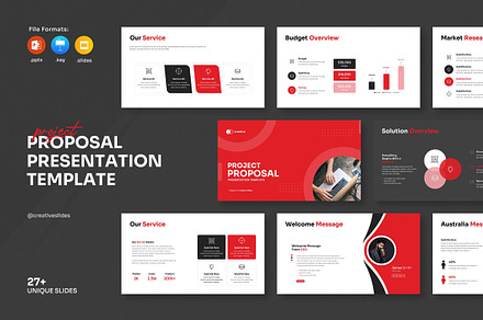 Project Proposal PowerPoint Template, a Presentation Template by CreativeSlides