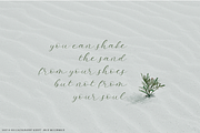 Salt and Sea Calligraphy Font, a Handwritten Font by Beck McCormick (Thumbnail 3 of 10)