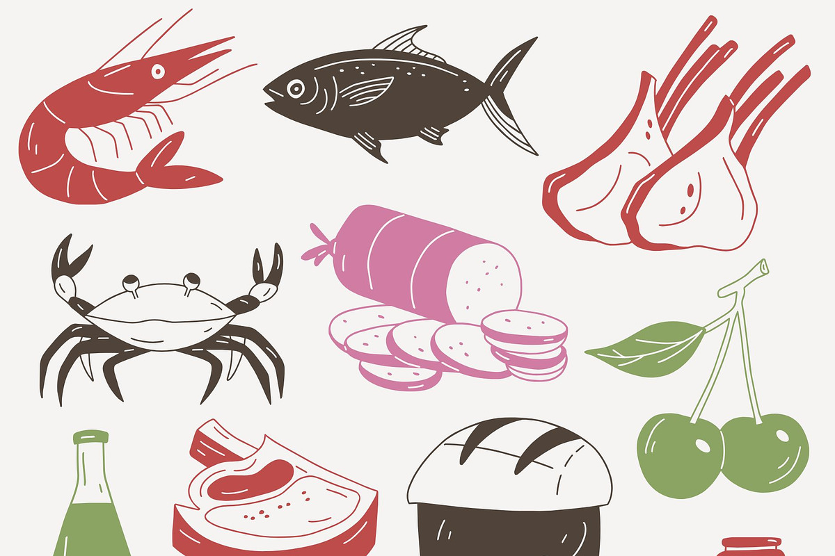 Market Stories: 110 Illustrations, a Food Illustration by Veyla (Photo 5 of 14)