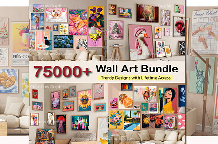 Entire Shop Sale, Bundle Wall Art, a Wallpaper Photo by Chipshpow Graphics