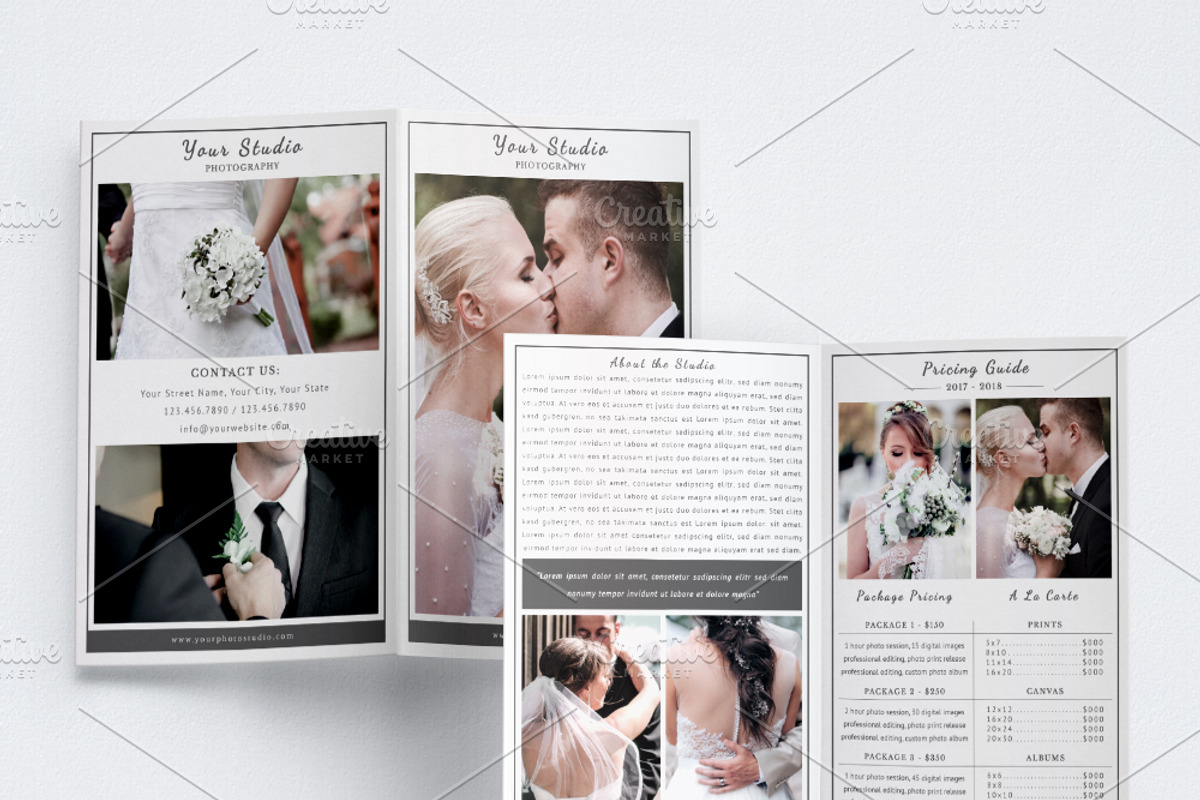 Photography Bifold Brochure Template, a Brochure Template by NM-Design-Studio (Photo 2 of 3)