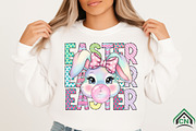 Coquette Easter Bunny Bubblegum, an Illustration by Craft Nest (Thumbnail 6 of 6)