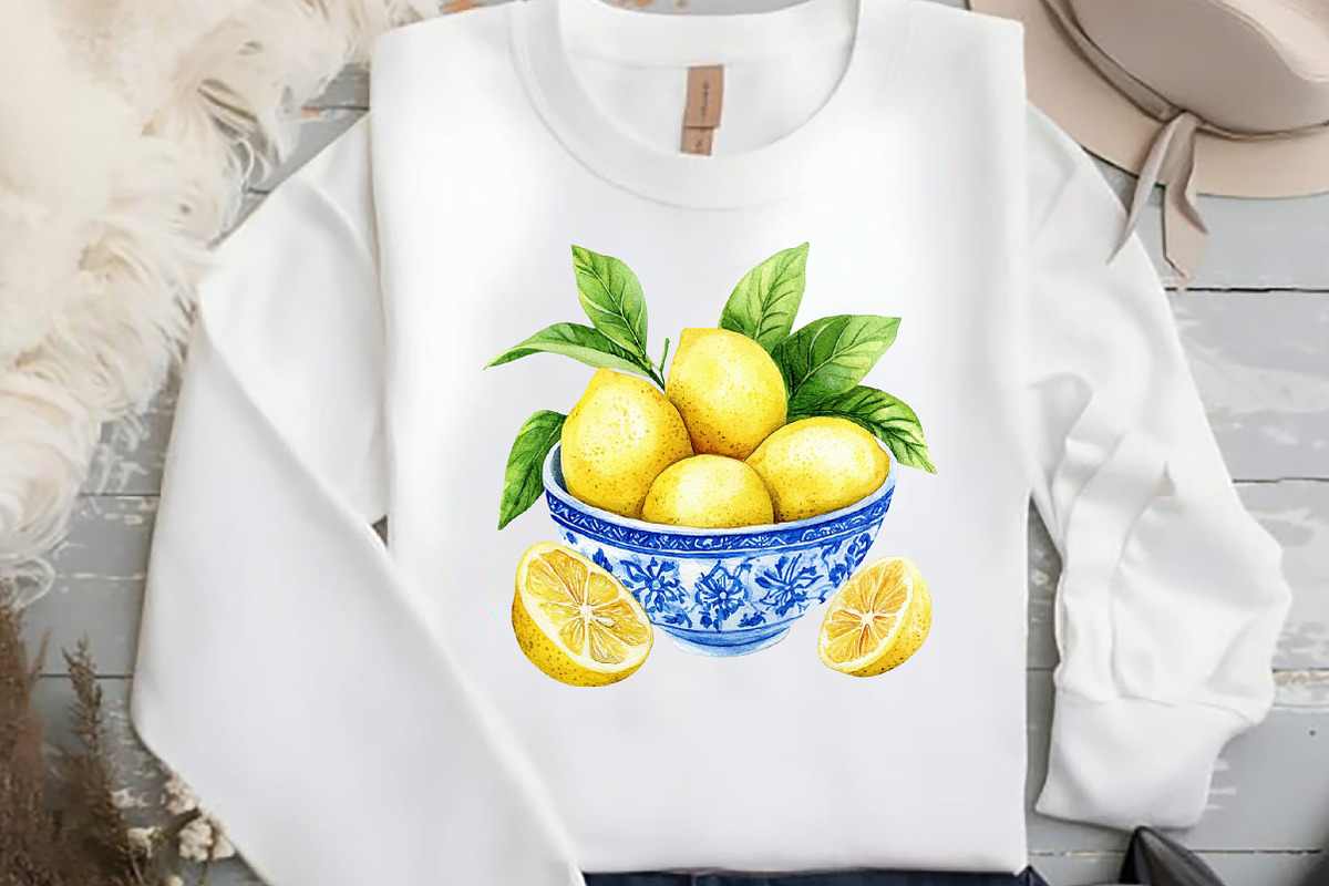 Blue Summer Mediterranean Clipart, an Illustration by DreamCafeArt (Photo 6 of 7)
