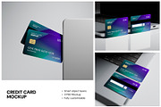 Credit Card Mockup, a Product Mockup by Budogol Studio (Thumbnail 1 of 4)