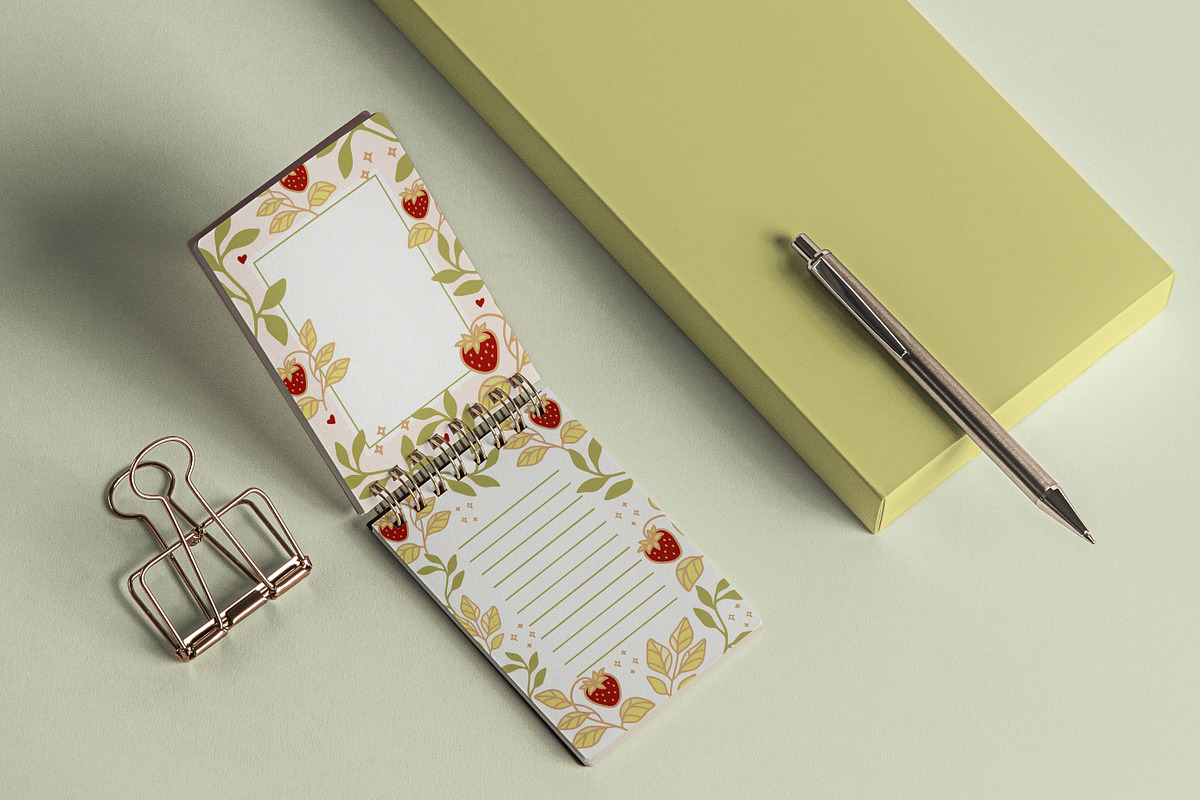 PATISSERIE - Cake Planner Notepads, a Stationery Template by Artflorara (Photo 4 of 11)