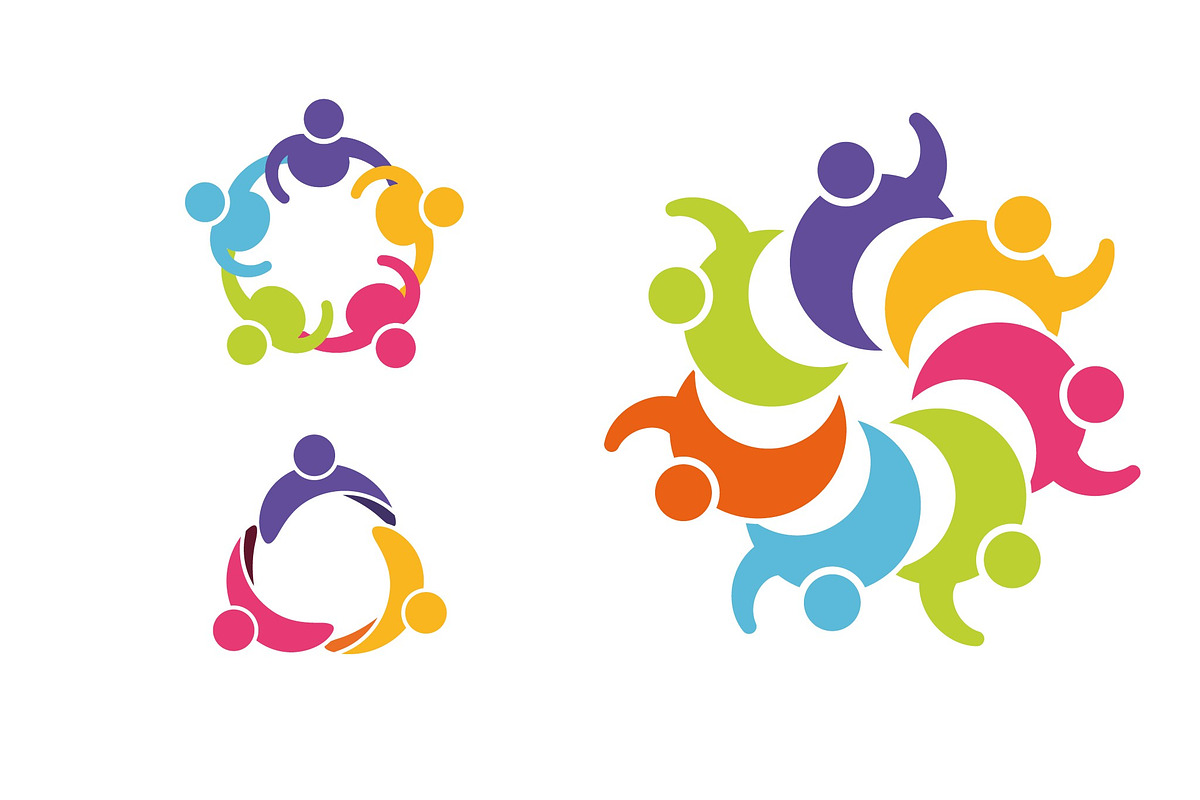 Diverse Coworking Logo Set preview 2