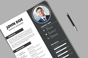 Resume/ CV Template, a Resume Template by Visual Designs (Thumbnail 2 of 2)
