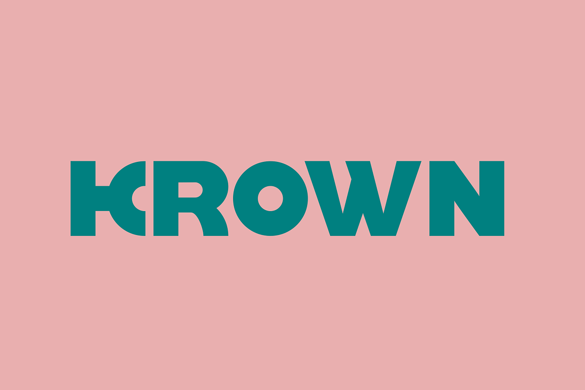 KROWN – Strong Geometric Sans, a Sans Serif Font by Gittype (Photo 2 of 9)