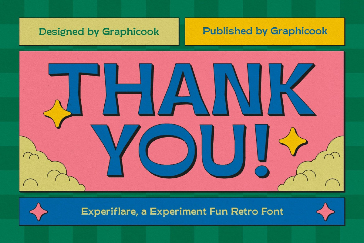 Experiflare, a Sans Serif Font by graphicook (Photo 10 of 10)
