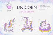 Cute unicorn collection, an Object Graphic by Holovei (Thumbnail 1 of 5)