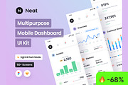 Neat - Multipurpose Mobile Dasboard, an App Template by CreativeUI (Thumbnail 1 of 6)
