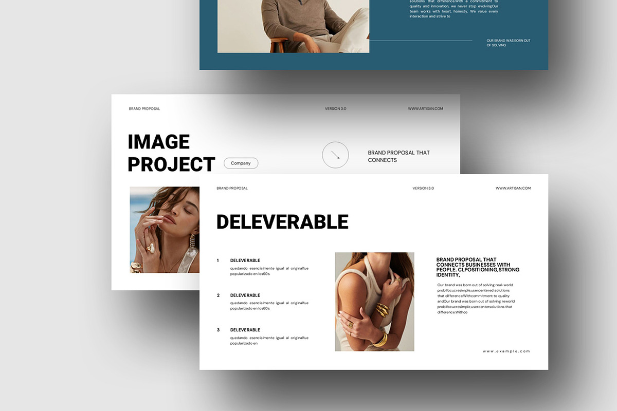 Brand Project Presentation Template, a Presentation Template by Studio Artisan (Photo 2 of 7)