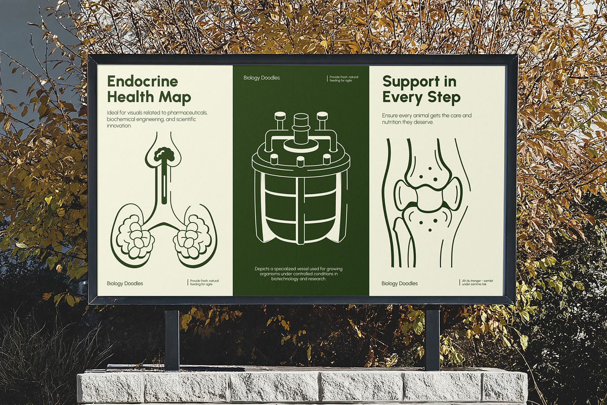 Biology Doodles Icon Pack, an Outline Icon by Vectors Market (Photo 4 of 7)