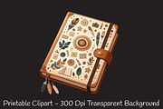 Boho Notebook PNG, Back To School, an Illustration by RobertsArt (Thumbnail 2 of 7)