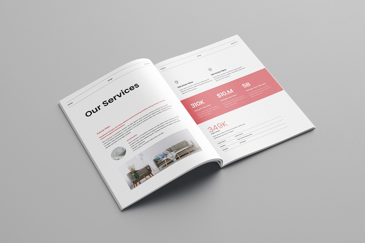 Interior Portfolio Template preview 6