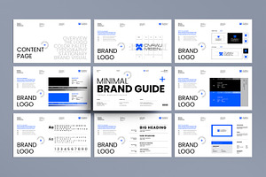 Brand Guideline Presentation Layout, a Presentation Template by MightyDesign