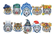 Watercolor borders from tigers, an Animal Illustration by Watercolor fantasy (Thumbnail 7 of 7)