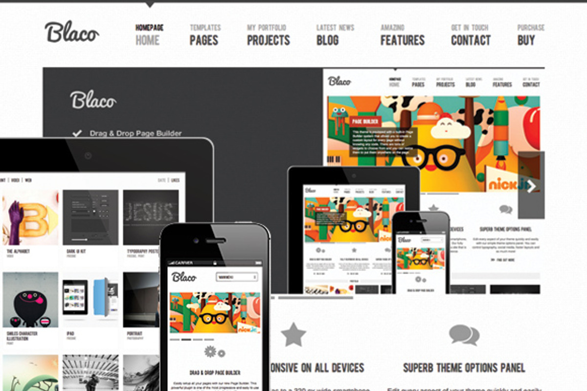 Blaco WordPress Theme, a WordPress Template by Theme Trunk (Photo 1 of 2)