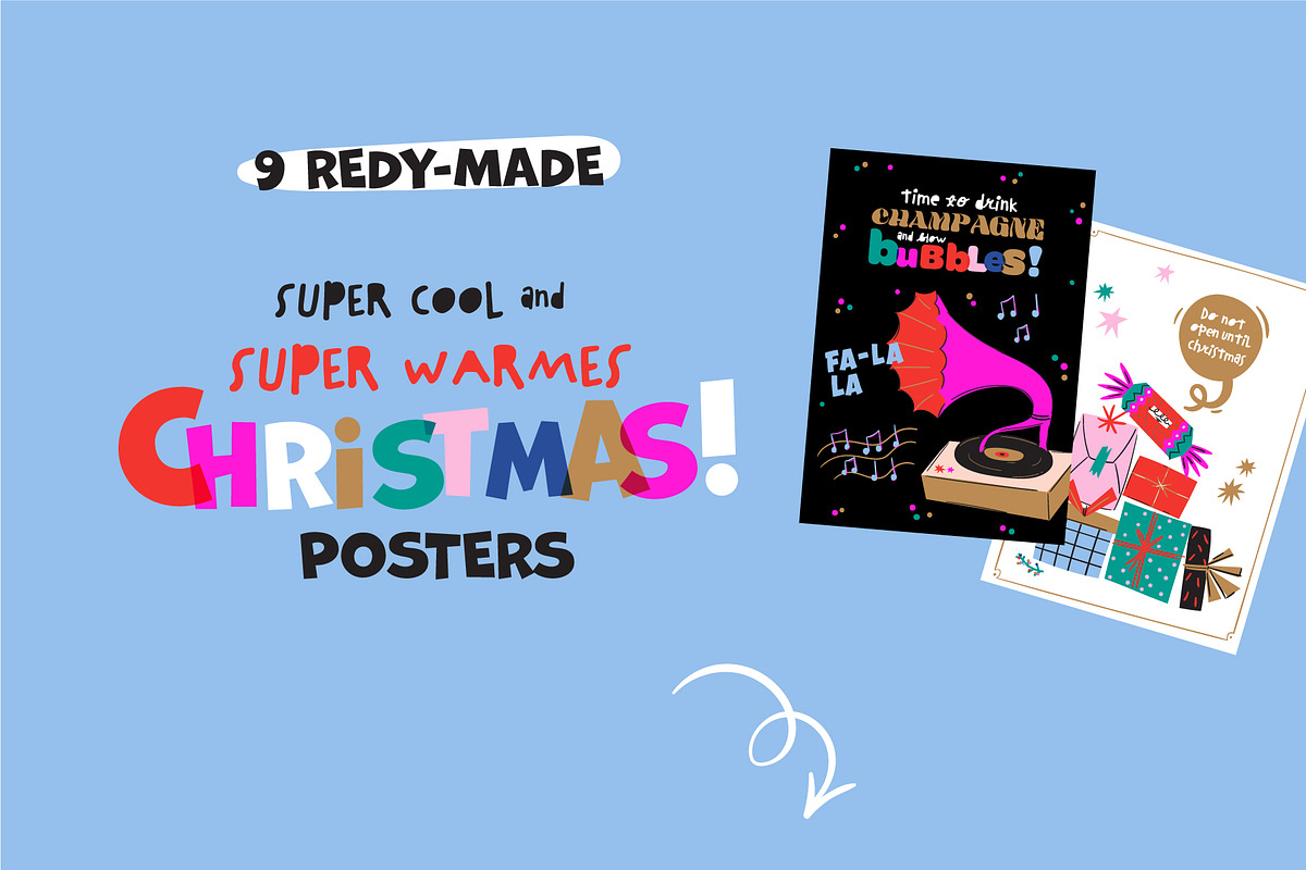 Cute Christmas & New Year BUNDLE, a Seasonal Illustration by Ruslana Lubenets (Photo 59 of 104)