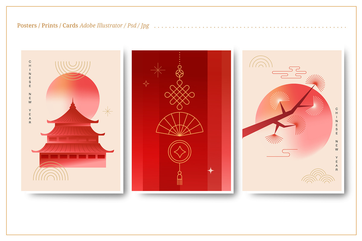 Lunar / Chinese New Year Collection, a Graphic by Marish (Photo 2 of 7)