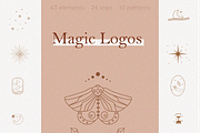 A set of magical logos, a Branding & Logo Template by Yana_mide (Thumbnail 1 of 12)