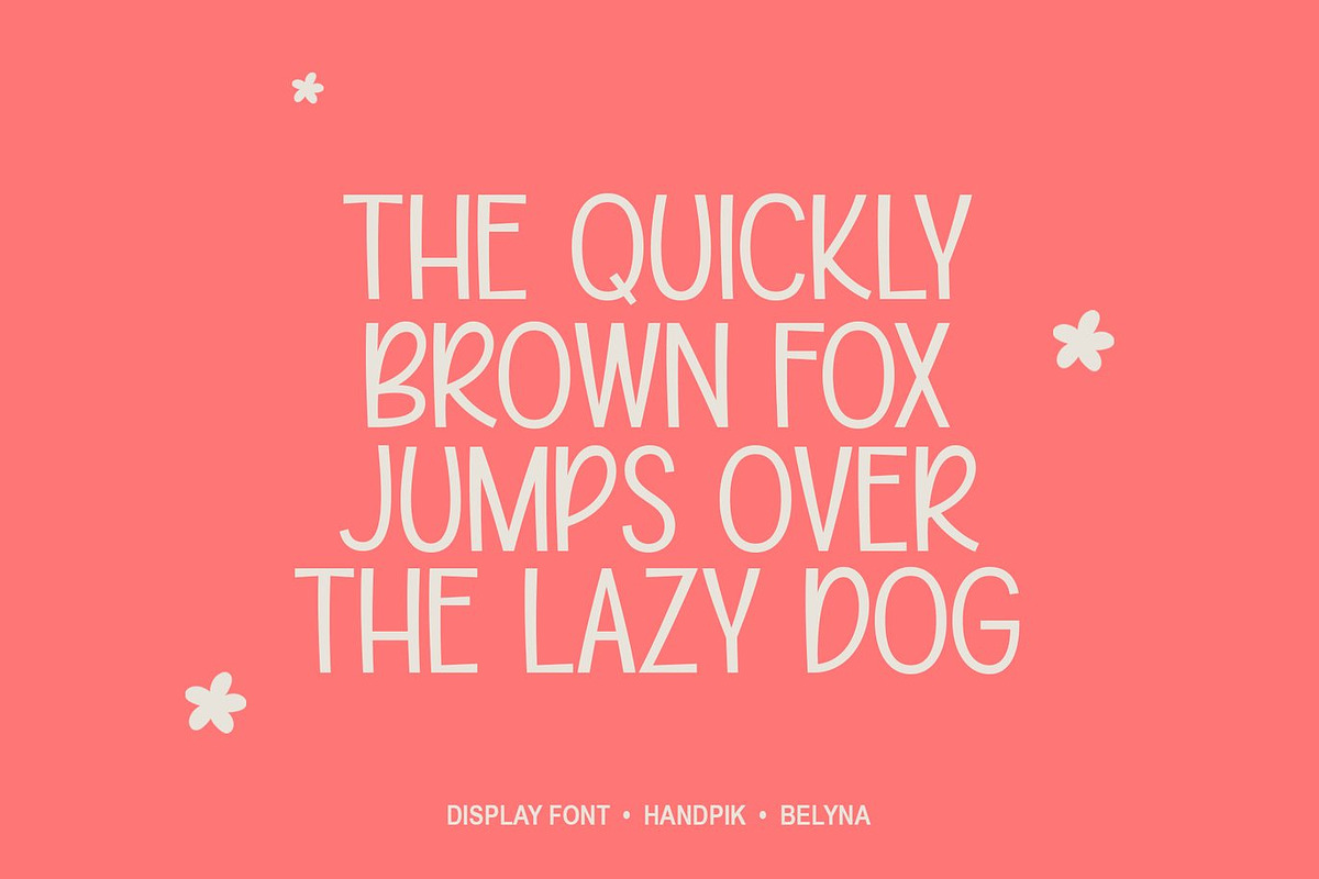 Blyenna - Sans Serif Display Font, a Sans Serif Font by Luna Shop (Photo 4 of 5)
