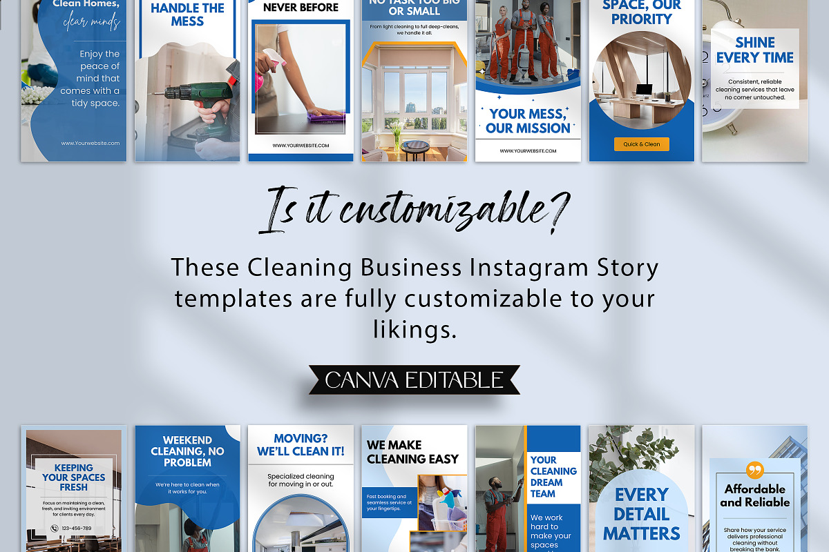 Cleaning Business Instagram Story, a Social Media Template by Snapybiz (Photo 3 of 10)
