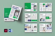 Healthy Simple Theme Newsletter, a Brochure Template by UICreative (Thumbnail 1 of 5)