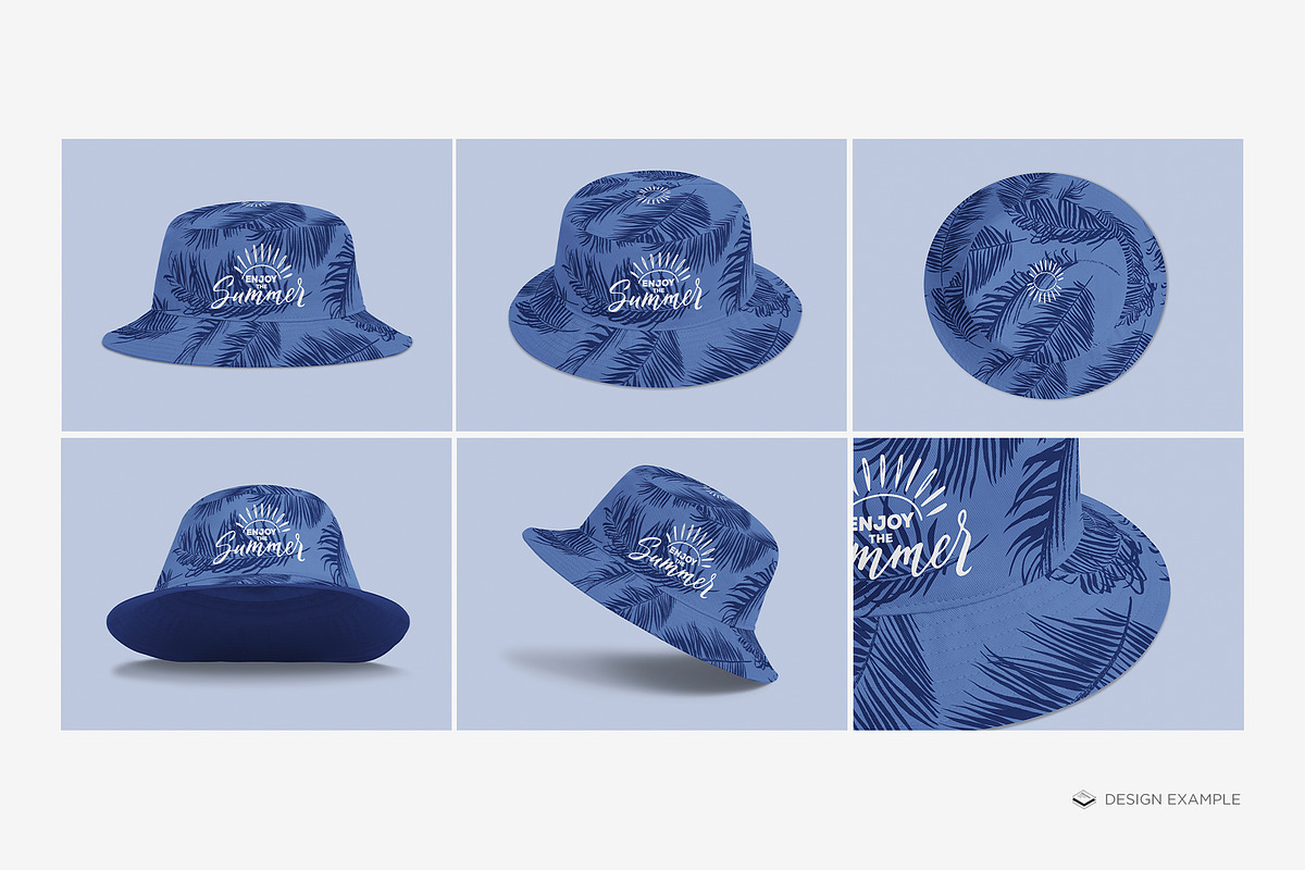 Bucket Hat Mock-up, a Cups & Container Mockup by Branda Keeps (Photo 5 of 17)