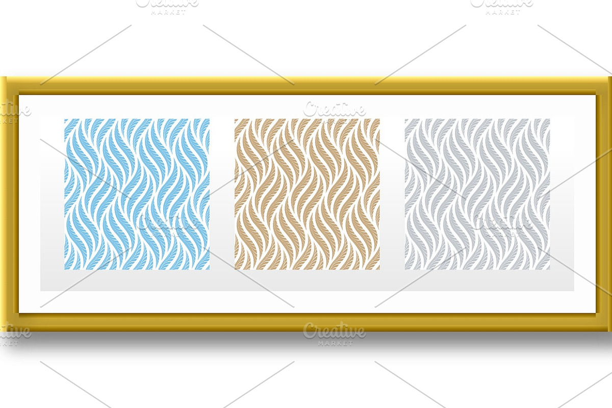 Collection of flower patterns., a Pattern Graphic by RODINA (Photo 2 of 3)