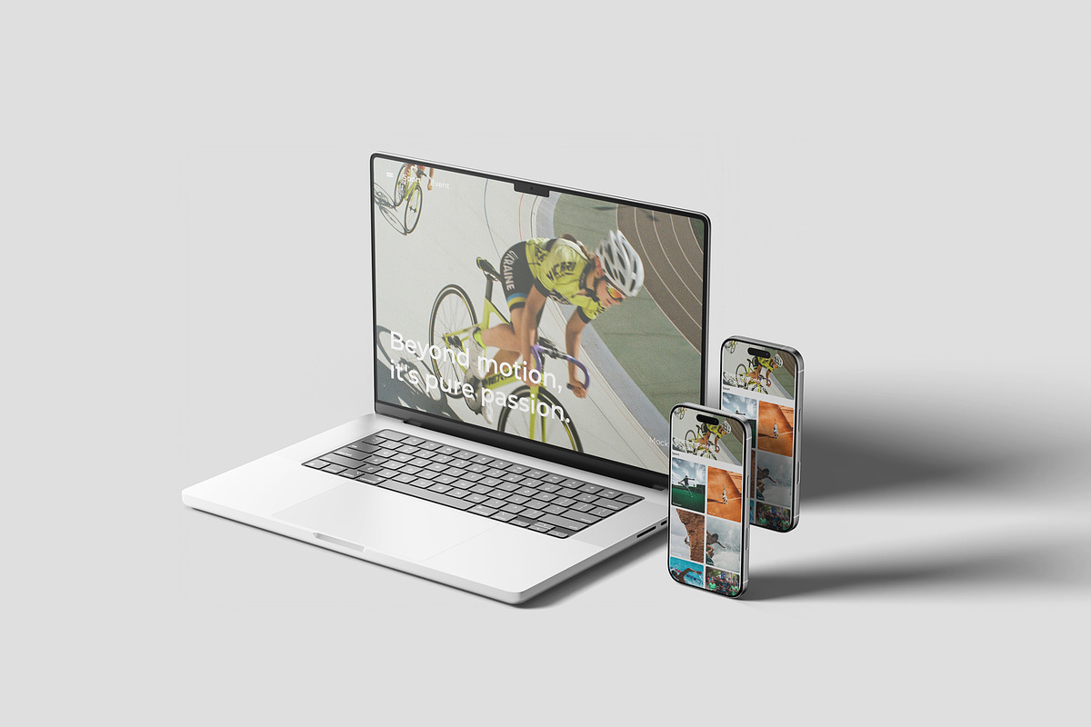 Laptop And Phone Mockup, a Wearable Device Mockup by scribrostudio (Photo 9 of 11)