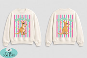 Toddle Loo Kangaroo Funny Preppy PNG, an Illustration by Daily.Designs (Thumbnail 2 of 5)