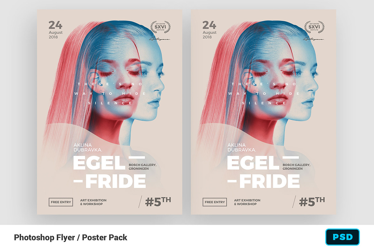 Artist Flyer / Poster Template, a Flyer Template by Bornx Design (Photo 1 of 3)