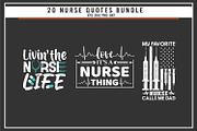 Nurse 20 quotes t shirt bundle, a Graphic by Uniquesvg99 (Thumbnail 8 of 8)