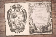 Old Vintage Paper with Cartouches, a Decorative Illustration by Secret Helper (Thumbnail 9 of 11)
