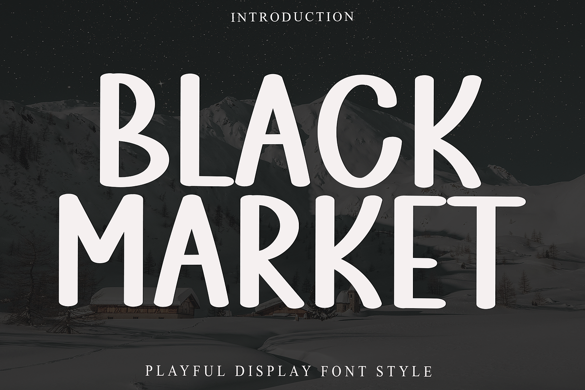 Black Market, a Script Font by FreshTypeINK (Photo 1 of 8)